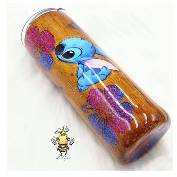 hobbeesboutique Other - Stitch Glitter Tumbler